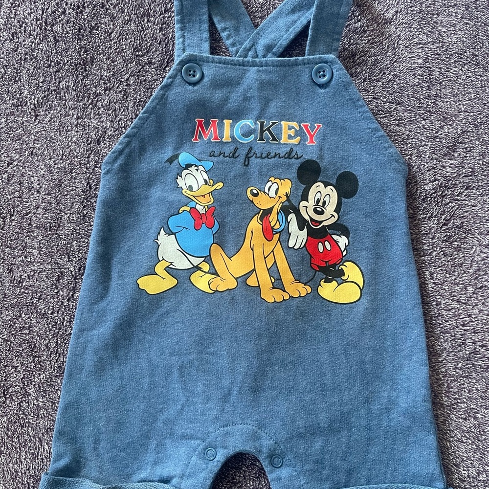 Disney Mickey & Friends Denim Overalls